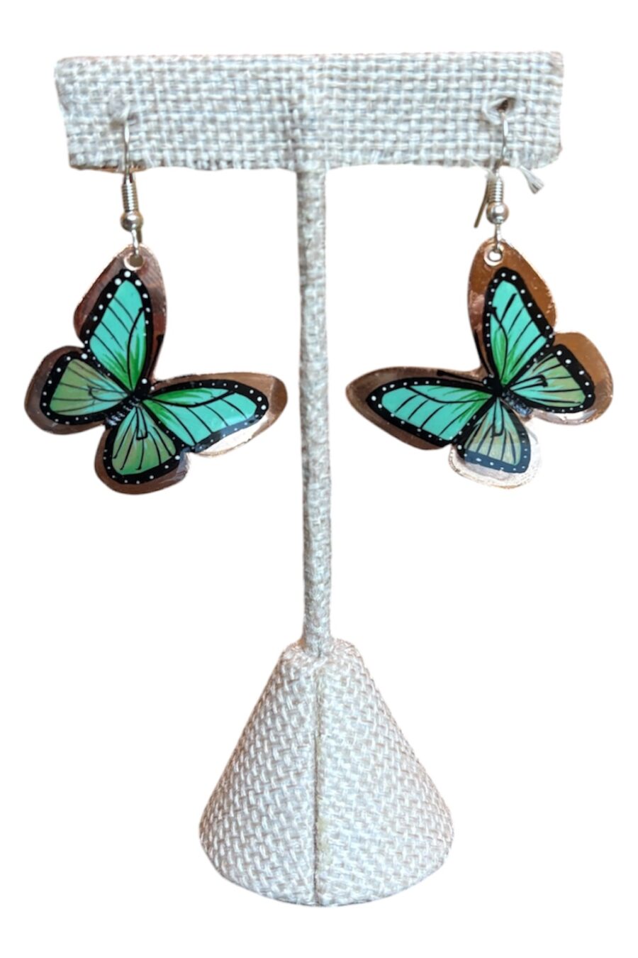 Emerald Monarch Earrings